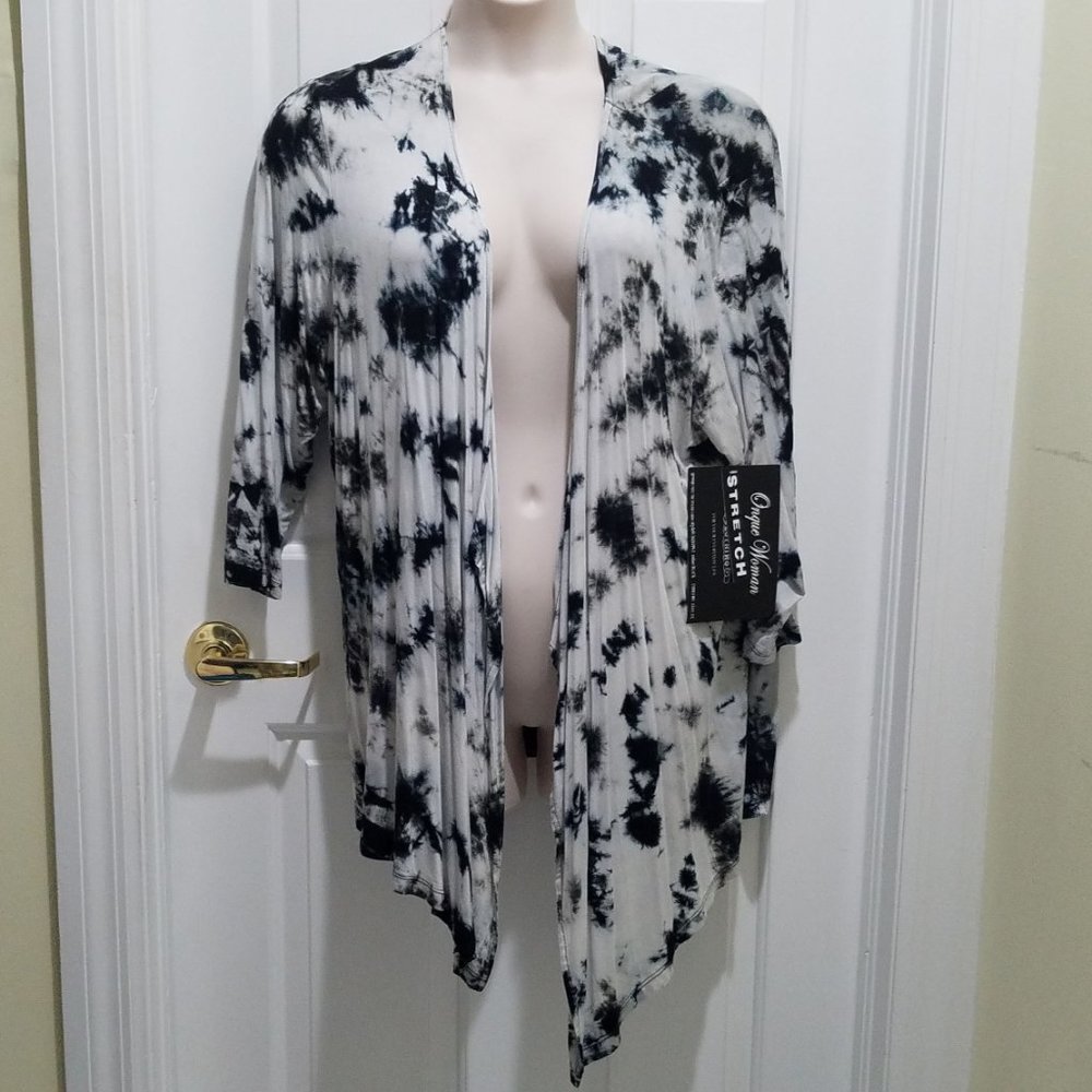 Long Sleeve Wrap Stretch material Size 2x NWT